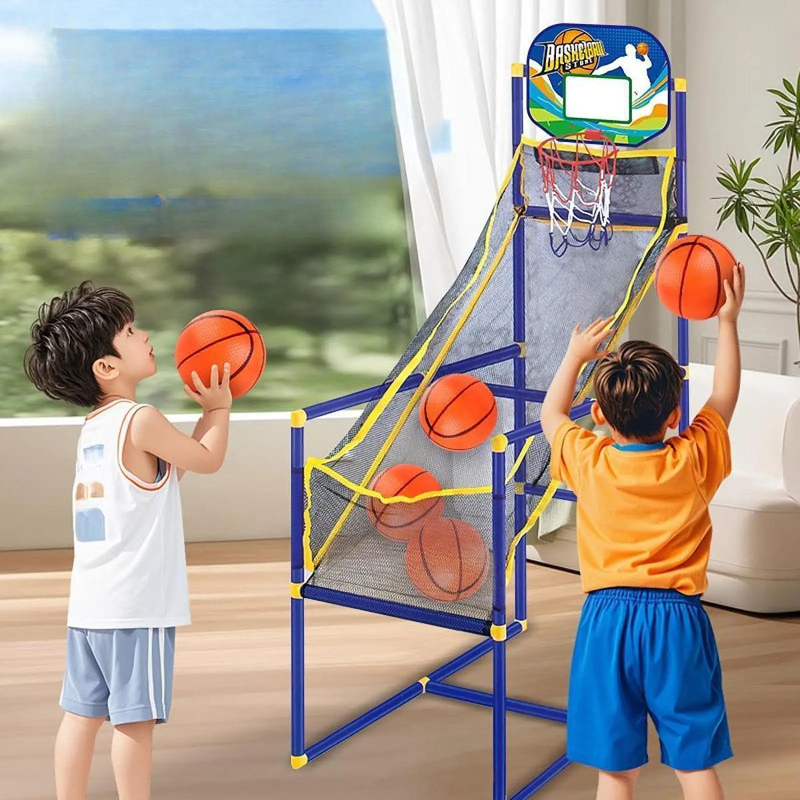 Basketball-Wurfmaschine, mobil – Kids Outdoor Basketball Hoop Bewertung und Preis